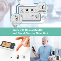Tensiomètre de bras portable Bluetooth Viatom Checkme Suit avec moniteur de signes vitaux ECG