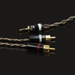 Cable de audio de alta fidelidad de 3,5mm a <span class=keywords><strong>RCA</strong></span> dual Lotus 1/2 señal para micrófono y reproductor de DVD conector tipo <span class=keywords><strong>RCA</strong></span> - Product Image 2