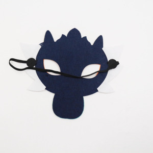 Conjunto de Disfraz de Dragón de Fieltro para Niños, 2 Piezas, Alas de Dinosaurio Verde-Amarillo y Máscara para Cosplay - Product Image 6