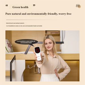 Letti a Castello Moderni in Legno Massello <span class=keywords><strong>su</strong></span> <span class=keywords><strong>Misura</strong></span> con Scaffali Divisori (Letti Doppi), Adatti per Hotel, Scuole e Ospedali. - Product Image 3