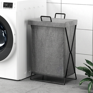 Bathroom Dirty Clothes Basket Storage Basket for Bathroom Modern Design Laundry Basket Modern Bathroom Folding Basket Non-Woven - Product Image 1