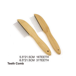 3 brosses à poils en bois pour animaux de compagnie, pour le toilettage des chiens et des <span class=keywords><strong>chats</strong></span>, soins quotidiens, kit de toilettage en bois pour l'auto-nettoyage à domicile - Product Image 4