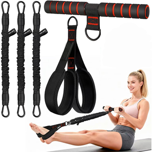 Allenatore Addominale con Corda Elastica per Sit-Up, Pedale Morbido, Attrezzo Portatile in Lattice per <span class=keywords><strong>Esercizi</strong></span> di Forza - Product Image 3