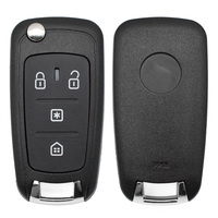 Carcasa de Repuesto para Llave Remota Plegable de 4 Botones para Automóviles Positron de Brasil