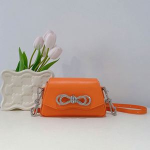 Fashion Woman Summer Crossbody Tote Bag New Trendy Open Small <b>Square</b> Bag with Bow and Embroidery Two Handles - Product Image 5