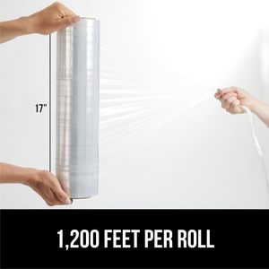 Rollo de Plástico de Alta Resistencia Gorilla Grip, 1200 Pies x 17 Pulgadas, para Uso Industrial - Product Image 6