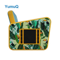Chaise d'eau gonflable YumuQ 23 "H X 29.5" W X 27 "D Native Paradise 350 LBS Poids de charge sur piscine