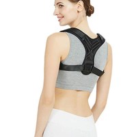 Ceinture de Correction de Posture dorsale taille unique réglable de haute qualité Anti-bossu correcteur de soutien du haut du dos ceinture de soutien d'épaule