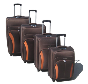 Ensemble de bagages en tissu rose pour femmes, 4 pièces, vente chaude en usine, élégant, bagage à main - Product Image 3