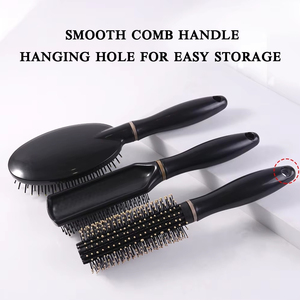 Wholesale Custom Home 3Pcs Set Scalp Massage Airbag Comb Plastic Handle <strong>Curly</strong> and Detangling Hair <strong>Brush</strong> - Product Image 4