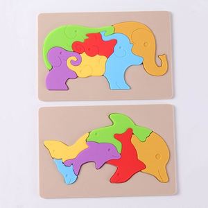 Nuevo Juguete Educativo para la Primera Infancia, Rompecabezas de Animales para Niños, Juguete de Silicona Estéreo - Product Image 2