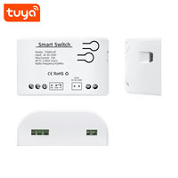 Interrupteur intelligent WiFi Tuya 1CH, relais intelligent, télécommande RF433, AC85-250V 10A 2200W, compatible avec Alexa Google Home PST-TYAC-1CH