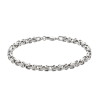 Bracelet en platine massif PT950 blanc robuste, cordon épais tressé, unisexe, pour tous les jours, minimaliste, idéal pour les activités de plein air, cadeau