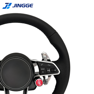 พวงมาลัยสปอร์ตหนังและคาร์บอนไฟเบอร์สำหรับ <span class=keywords><strong>Audi</strong></span> r/ R8ซีรีส์ (RS3 RS4 RS5 A3 A4 A5 A6 A7 Q7 TT TTS) - Product Image 4