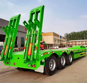 <span class=keywords><strong>Venta</strong></span> Directa de Fábrica: Semirremolque de Cama Baja con Cuello de Cisne para Trabajo Pesado, Carga Máxima de 150 Toneladas, Remolque para Camión - Product Image 1