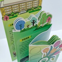Impression de brochures créatives personnalisées, pliage en S, découpe supérieure, service d'impression de brochures scolaires et éducatives