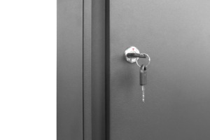 Armoire dortoir pleine hauteur bureau <span class=keywords><strong>Garage</strong></span> tôle acier armoire de rangement d'outils à deux portes - Product Image 6