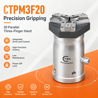 Mano Robótica Programable de Tres Dedos CTPM3F20 para Carga, Descarga y Manipulación de Materiales en Máquinas Automatizadas