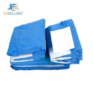 Einweg-steriler chirurgischer Vorhang-Kit, chirurgischer Wirbel-Inzisions-Vorhang-Pack (Thailand-Fabrik)
