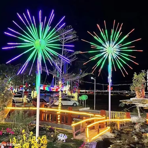 Ingrosso di Fabbrica Oggetti di Scena per Matrimoni all'Aperto Decorazioni Natalizie Luci a <span class=keywords><strong>LED</strong></span> Intelligenti a Forma di Fuochi d'Artificio - Product Image 5