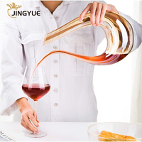 Carafe à vin en verre soufflé à la main en forme de cygne, sans plomb, pour bar et maison – Vente en gros, produit phare