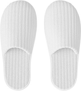 Pantoufles jetables blanches fournisseur chinois équipements personnalisés épais antidérapants respirants pour l'hospitalité maison sans chaussures - Product Image 1