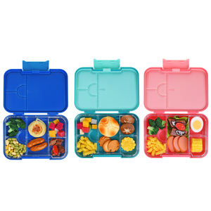 Fiambrera de plástico para niños OUMENG, fiambrera Bento brillante en polvo púrpura <span class=keywords><strong>personalizada</strong></span> para niños con compartimentos extraíbles - Product Image 6