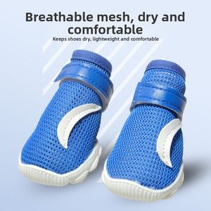 4 पीसी पिल्ला पालतू कुत्ते विरोधी पर्ची वाटरप्रूफ पु प्रिंट पर्यावरण के लिए अनुकूल जूते स्नीकर्स - Product Image 2