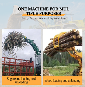 Cargador de rueda de caña de azúcar Máquina de caña de azúcar Grabber Cosechadora de caña de azúcar <span class=keywords><strong>Precio</strong></span> Cargador hidráulico de caña de azúcar - Product Image 2