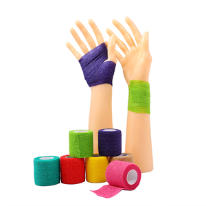 Su Geçirmez Kendinden Yapışkanlı Spor Bandajı Elastik Atletik Sargı Nefes Alabilen Dokunmamış Malzeme Atletik Bant 5 cm X 4,5 Metre CE - Product Image 4