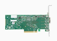 Adaptador de Almacenamiento Broadcom 9400-8e HBA (Host Bus Adapter) de 12 Gb/s SAS con 8 Puertos Externos Tri-Modo (Compatible con SAS/SATA/NVMe a través de PCIe)