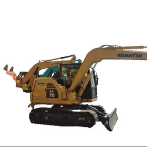 Komatsu Excavadora sobre orugas PC70 Maquinaria de construcción usada de alta configuración Motor de 6 toneladas Modelo 2018 Garantía Precio bajo Venta - Product Image 1