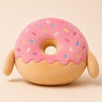 Coussin en peluche XDT Ai Super Doux en forme d'animal, en tissu polyester, rembourré en coton PP, taille réglable 11-30cm, unisexe, cadeau de fête