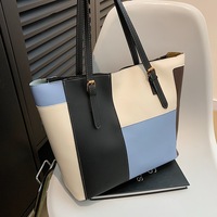 Sacs Fourre-Tout de Marque pour Femmes Grande Capacité en Cuir PU Sac Bandoulière Messager Luxe Patchwork Designer Épaule pour Femme
