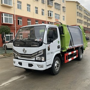 Camion de ramassage des déchets Dongfeng 4X2 de qualité supérieure, compacteur de déchets pour projets d'élimination des déchets commerciaux - Product Image 1