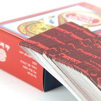 Fabricant de cartes à jouer de tarot personnalisées avec logo doré avec guide et boîte à plis