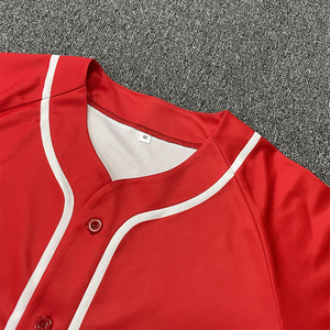 Custom Logo High Quality <b>Baseball</b> Jersey <b>Set</b> Breathable Classic Design Sportswear Printed Anti-UV Spandex/Polyester Plus Size - Product Image 4