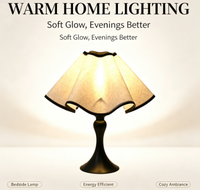 Lampe de chevet en forme de pétale, digne d'Instagram, lampe de table nordique haut de gamme pour une ambiance romantique dans la chambre et le bureau