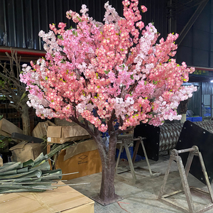 Tùy Chỉnh Màu Hồng Hoa Anh Đào Cây Trung Tâm Bảng Nhân Tạo Hoa Đào Sakura Trang Trí Đám Cưới UV Kháng Bền - Product Image 6