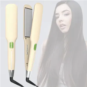 flat iron 450 degrees infrared best custom electric lcd titanium ceramic product for hair straightening hair straightener