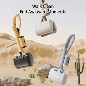 ABS Tragbare Katzen- und Hundekotschaufel Selbstreinigendes Haustier-Toiletten-Reinigungswerkzeug Zubehör für Kotentsorgung - Product Image 1