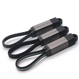 Kabel pengisian daya Cepat kabel data A + C ke L + C, kabel Usb 4-in-1 multifungsi merek kustom