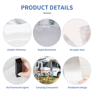 Papier toilette 12 rouleaux de pâte de bois vierge certifiée FSC sans PFA septique-pour bateau à domicile et camping-car - Product Image 4