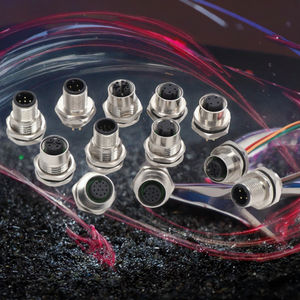 Fabriek M12 Schuine Socket Schroef 4pin 5pin 8pin 90 Graden Pcb Metalen Paneel Mount Connectoren Mannelijke Vrouwelijke A B D-Code Connectoren - Product Image 4