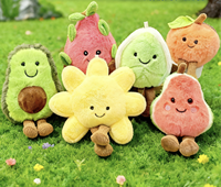 Porte-clés en feutre de laine mignon en forme de fruits et légumes, mini jouets en peluche 3D, fraises, avocats, citrouilles, raisins, citrons, breloques de légumes, porte-clés
