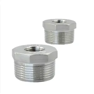 HEDE Direct Sells Custom Bushing Pipe Fittings Stainless Steel Bushings Tool Reducing Stainless Steel Hexagonal Head Bushing