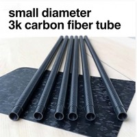 Tubo de Fibra de Carbono de Grado Ingeniería, Ultraligero, 10mm DE, 8mm DI, Enrollado en Rollo, 3K, para Modelos RC y Enlaces Robóticos
