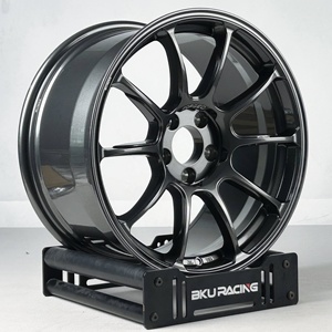 Rines BZY Forjados 5x114.3 de 17, 18 y 19 Pulgadas en Bronce, para Autos de Carreras JDM <span class=keywords><strong>Subaru</strong></span> <span class=keywords><strong>Impreza</strong></span> <span class=keywords><strong>Sti</strong></span> BRZ GT86 Supra Wrc Wrx - Product Image 5