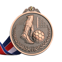 Médaille en alliage de zinc moulé sous pression de haute qualité Tock, logo 3D doré, ruban, pour championnat, tournoi, événement