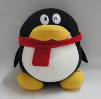 Pingouin en peluche personnalisé directement du fabricant - Taille personnalisée, Remplissage en coton PP doux, Broderie de logo personnalisée et options de tissu